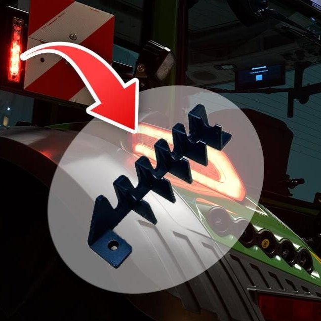 Abdeckung für LED - Leuchten der Warntafel – Fendt Vario Serie 300–1000 - Exact Designs