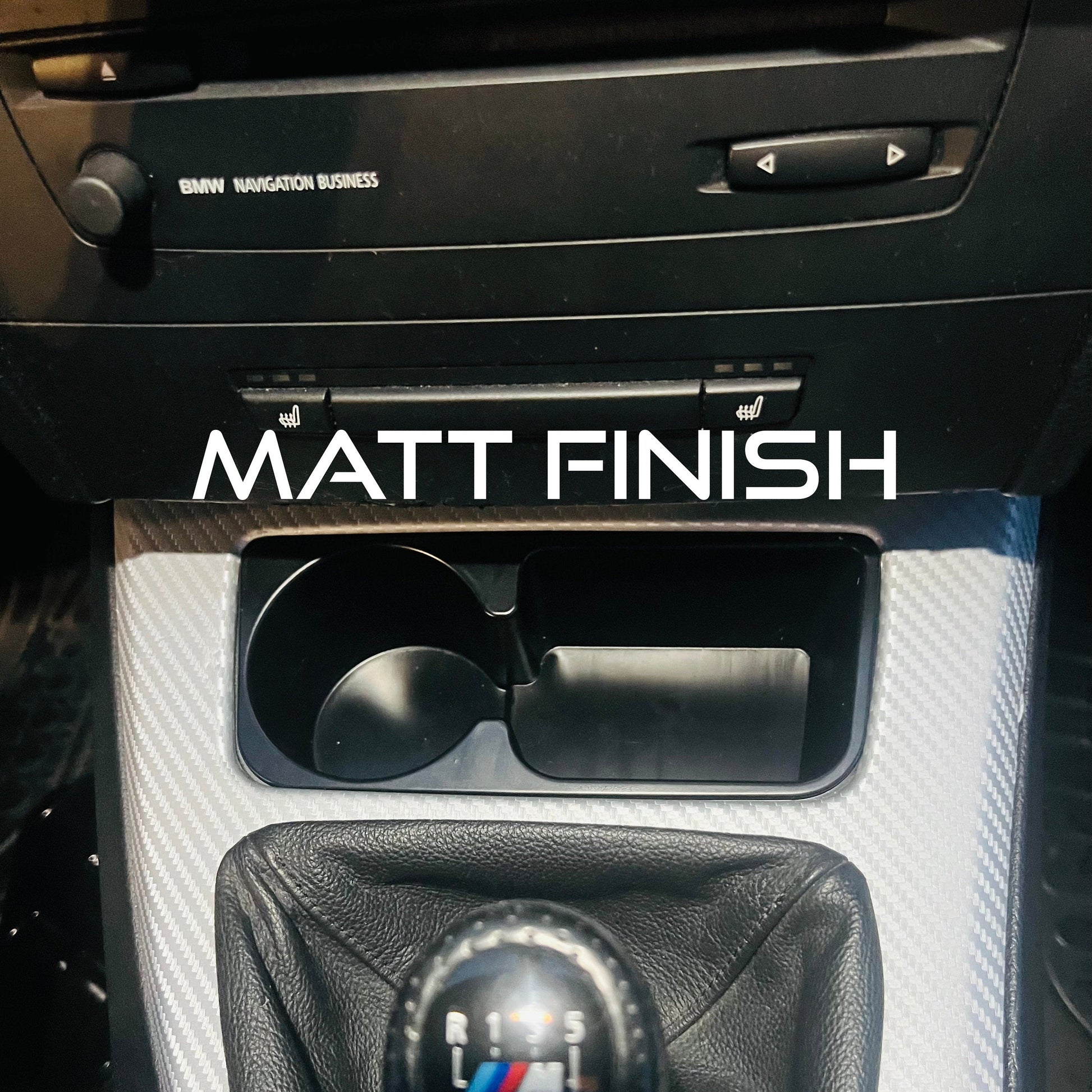 Cup Holder with Integrated Storage Tray for BMW 3 Series (E90–E93) - Exact Designs