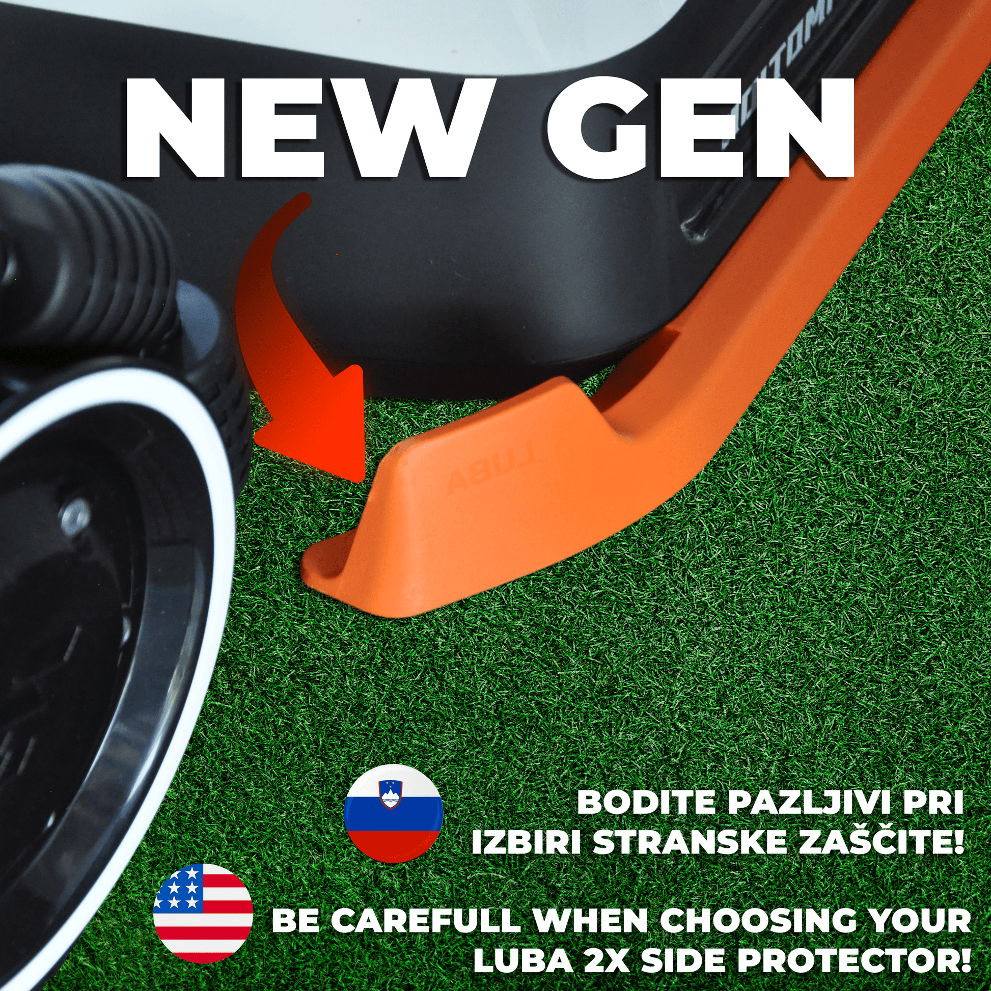 Mammotion Luba 2 AWD 3000X / 5000X / 10000X – F1 Kit - Exact Designs