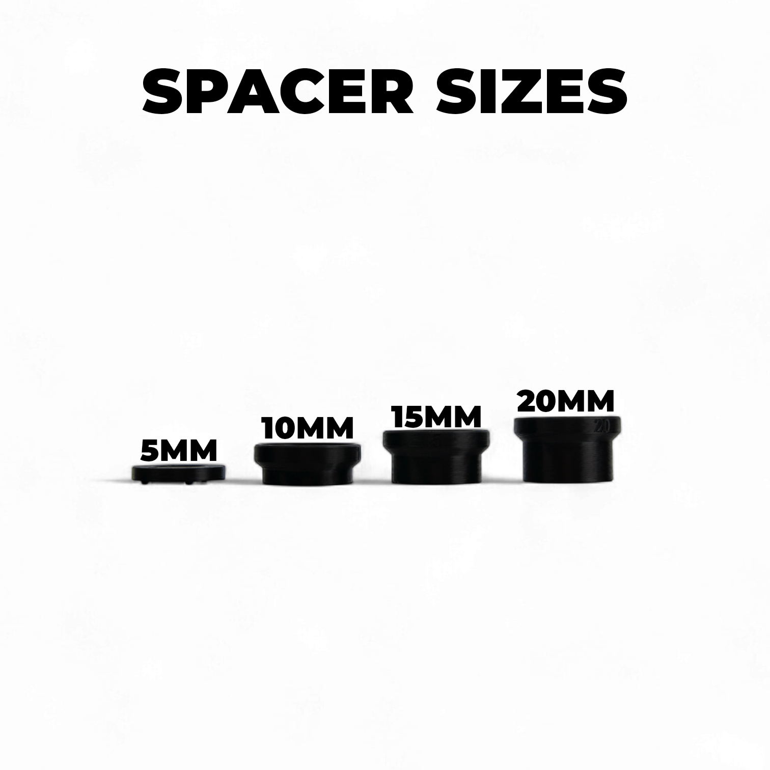 Mowing Height Adjustment Spacers for Mammotion Luba & Yuka - Exact Designs